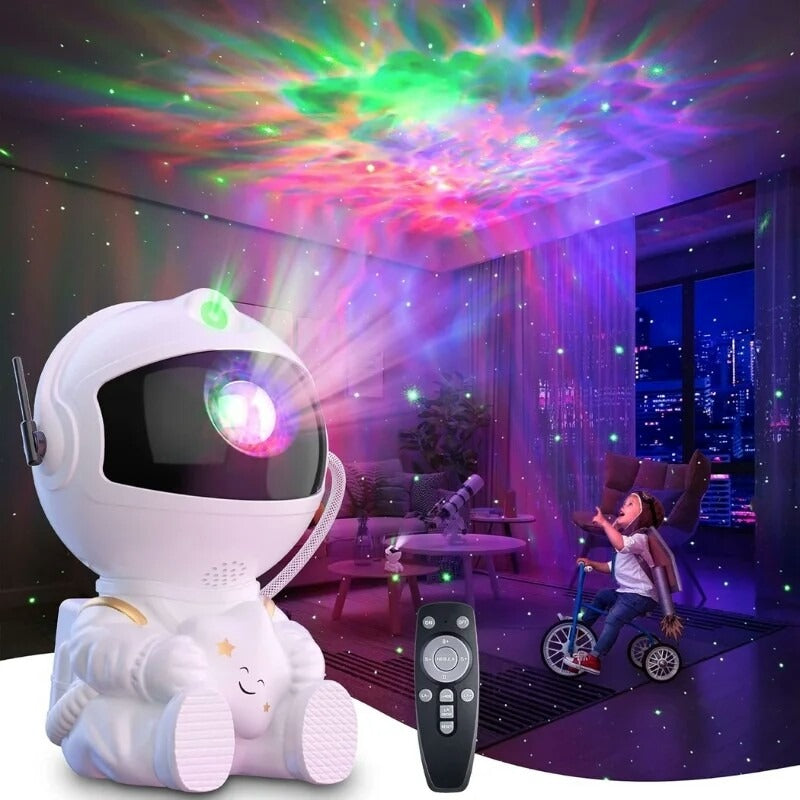 Astronaut Galaxy Star Projector Night Light Smooth Illumination Starry Effect Easy Operation