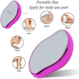 Magic Crystal Hair Remover Bleame Crystal Hair Eraser – Painless Exfoliation Hair Removal Tool For Arms Legs Back   (random color)