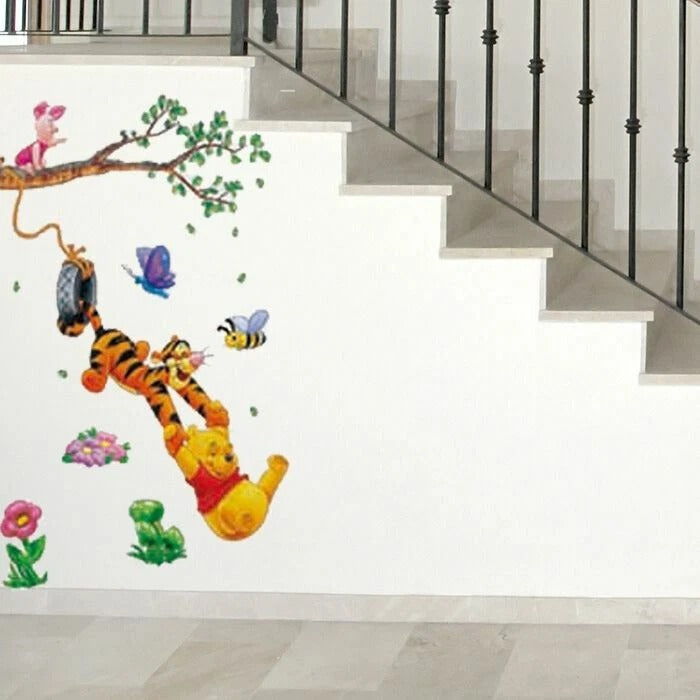 Winnie The Pooh Wall Sticker Vinyl Decal Decor Removable Nursery Kids Art Baby size 35x50  ar35_0001