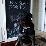 Reusable Self-Adhesive Chalkboard Wall Decal - Easy Erase, Durable PE Material for Home & Office Use, Black/Green -size:1.35feet wide x6 feet long 45x200cm