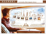 Large Size Wall Decal Creative Combination World Travel Wall Stickers for Home Decoration ay9011