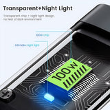 100W 5A Fast Charging 3-in-1 USB Cable – Multi Charging Cable with Type-C, Micro USB & Lightning Connectors | Durable & High-Speed Data Transfer