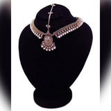 Diamante Kundan Matha Patti Wedding Bridal Goddess Bohemian Boho Head Chain Hair Jewelry Head Piece mpfrada5b-1
