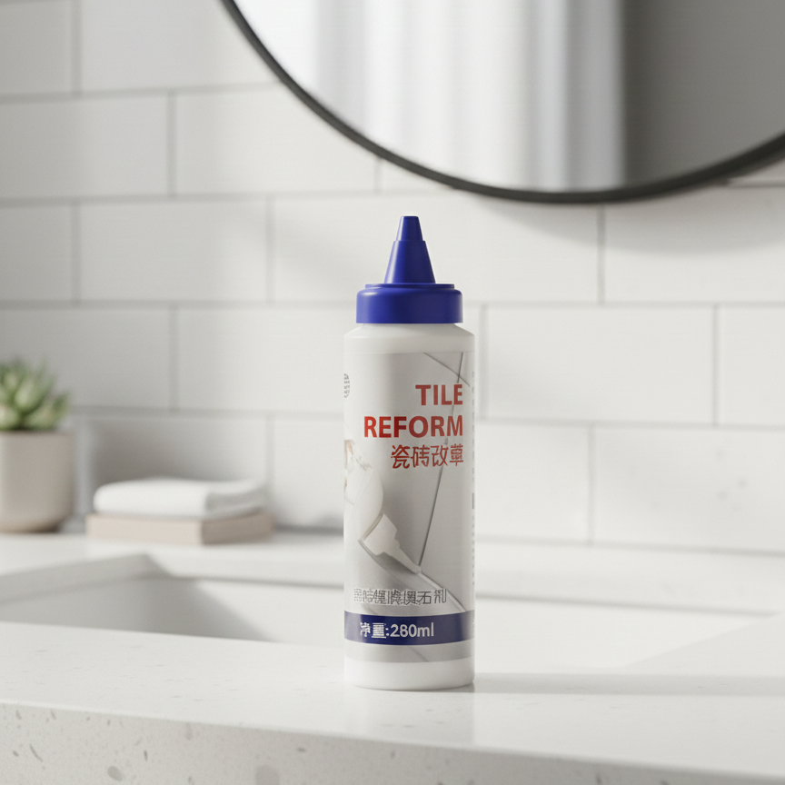 Tile Reform Grout Restorer & Sealer – 280ml Large Bottle for Quick Tile Gap Repair