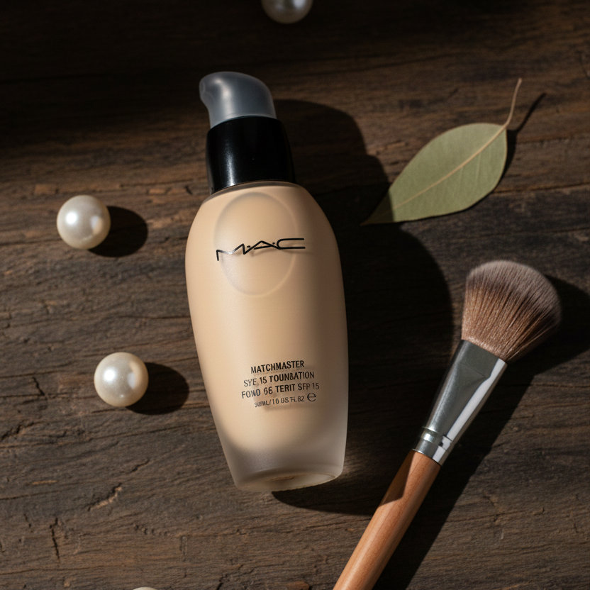 MAC Matchmaster SPF 15 Foundation – Shade NC25 | Medium Buildable Coverage, Demi-Matte Finish, Tone-Adapting Technology, Oil-Free, Long-Wearing
