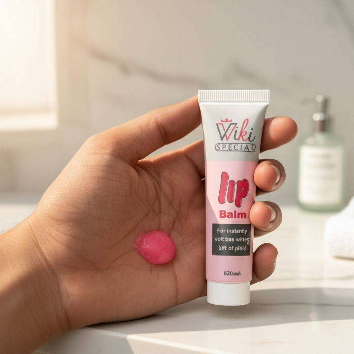 Wiki Special Natural Pink Lip Balm – Instant Softness, Long-Lasting Moisture & Nourishing Lip Care (20ml)