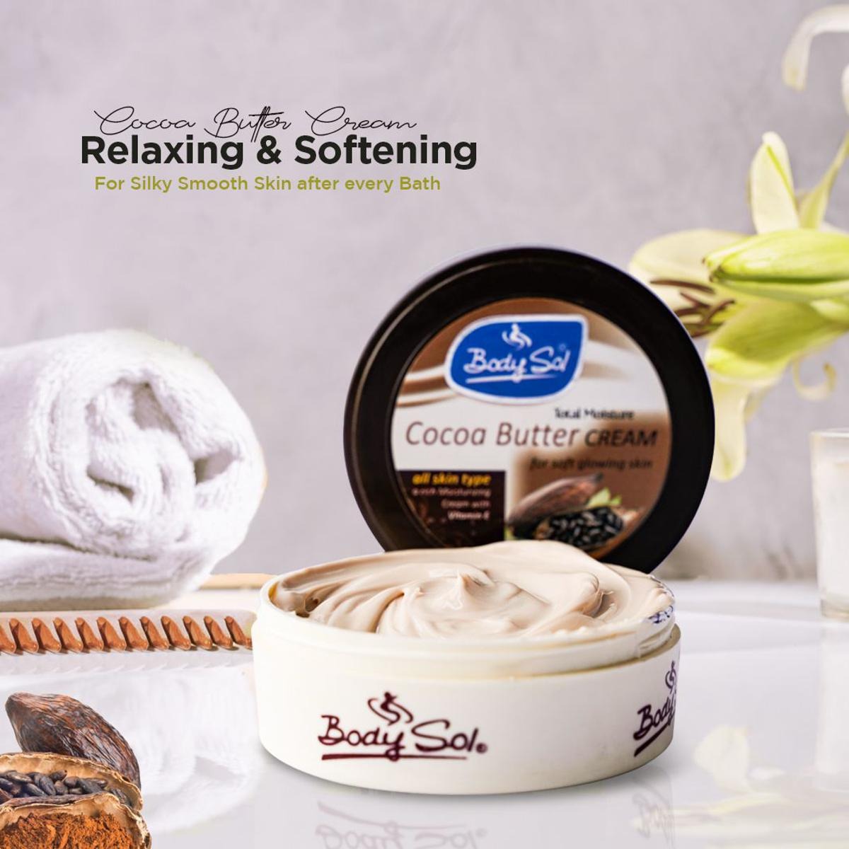 Bodysol Multivitamin Soft Cream - 135g - Universal All Purpose Moisturizing Cream - All Natural Ingredients - Repair & Heals Skin Glow - Day Cream - Moisturizes & Norushies Skin - Hydrating Cream with Vitamin E