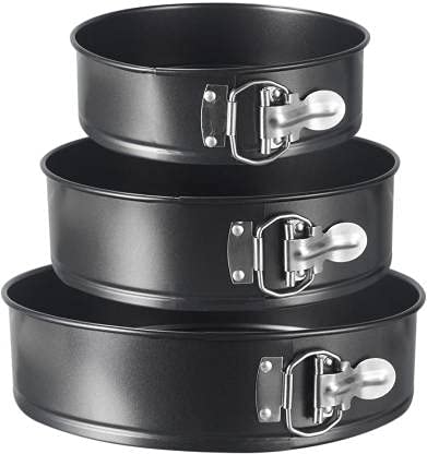 Set of 3 Nonstick Round Shape Cake Mould Cake Pan for Baking Cake at home