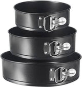 Set of 3 Nonstick Round Shape Cake Mould Cake Pan for Baking Cake at home