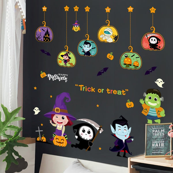 Decorat cu diverse elemente cu o inscripție wall sticker size 25x33 aq6005