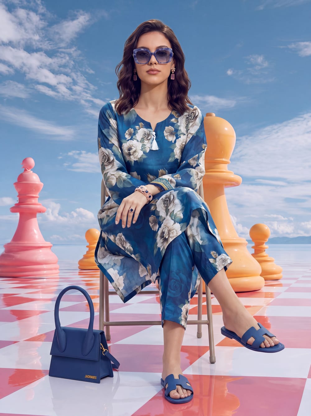 ELAYA Midsummer Premium Cambric Bold Print 2Pcs