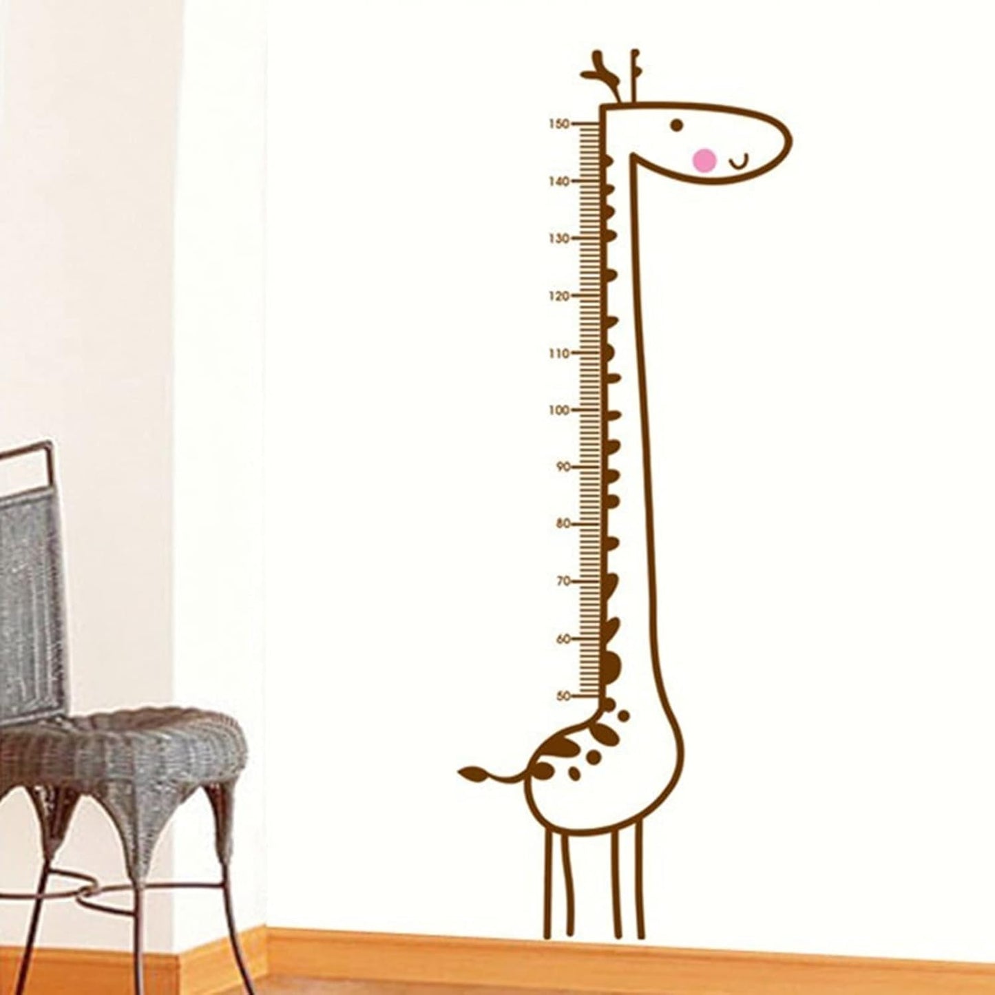 qiguch66 Art Poster Measurement Ruler Giraffe Mural Art Poster Scale Marker Compatible with Hallway size 50x70 dm570131
