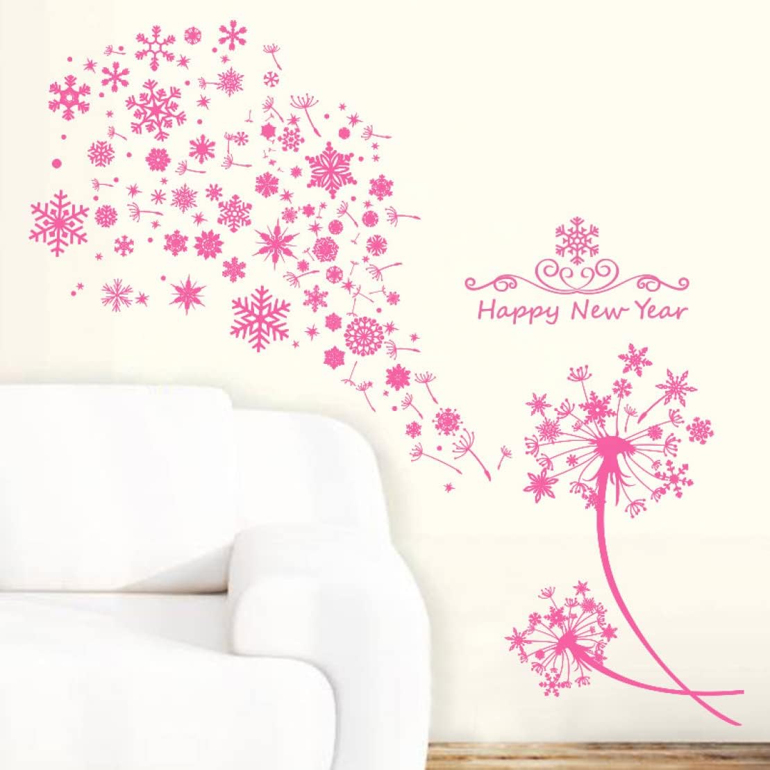 QQZSG Christmas Ornament FreeSize Wall Sticker Sticker Wallpaper Reindeer Removable Scandinavian Christmas Stocking Gold Christmas Tree Entrance Indoor Party Stylish Decoration Kids Room Decoration Merry Christmas J New Year Sticker size 50x70 xls7138