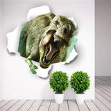 Wall Sticker 3D hole cartoon movie Dinosaur ComiWall Sticker 3D hole cartoon movie Dinosaur Coming in boy kids fans love gift decal wall sticker home decoration stickers 50x50  ncx008