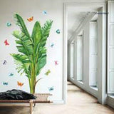 HM92059 Indian Royals Tropical Palm Leaf Plants Kids Self Adhesive Home Décor Wall Sticker (60 CM X 90 CM)