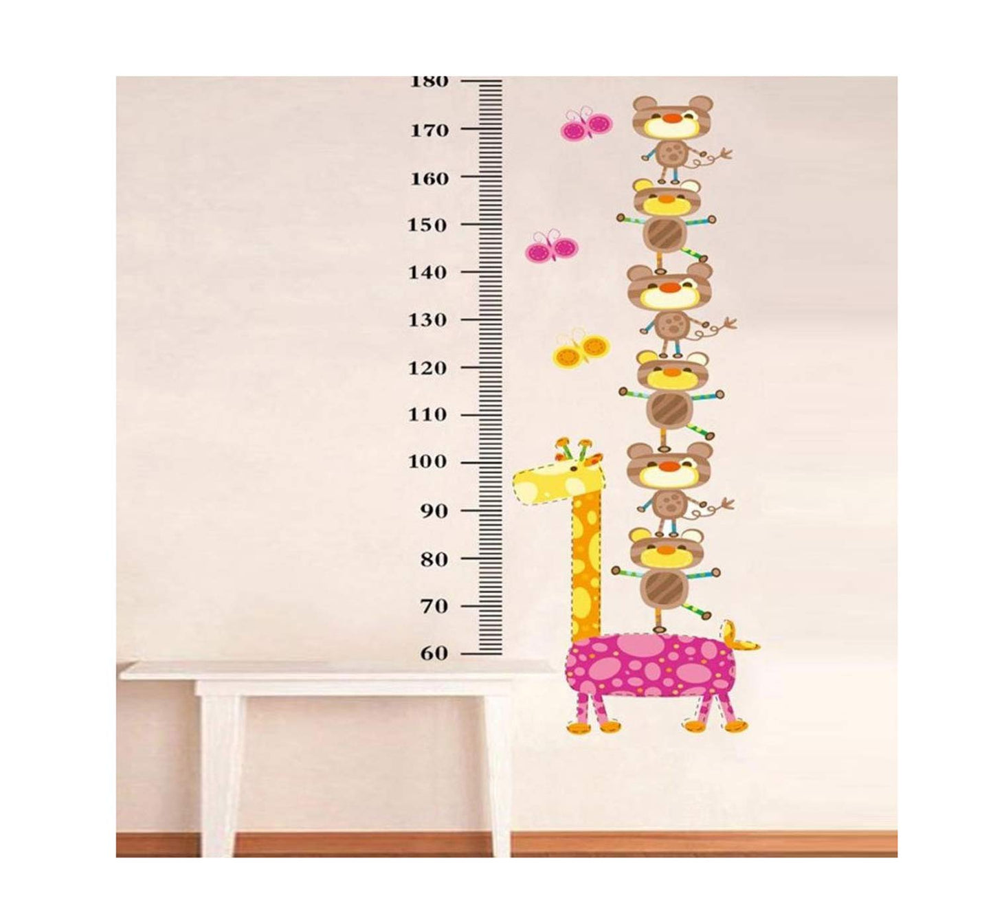 Dandy Poly Vinyl Giraffe Height Chart Wall Sticker size 60x90 ay862