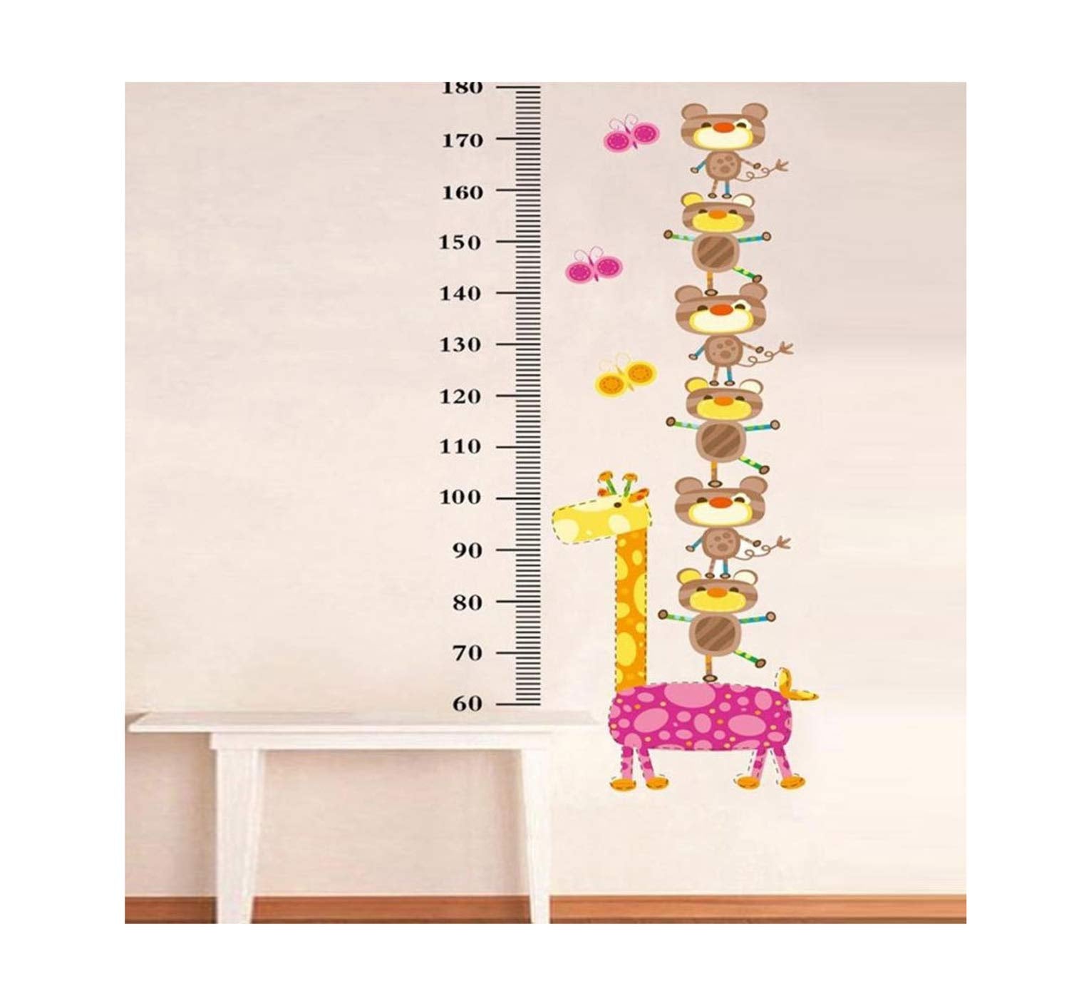 Dandy Poly Vinyl Giraffe Height Chart Wall Sticker size 60x90 ay862