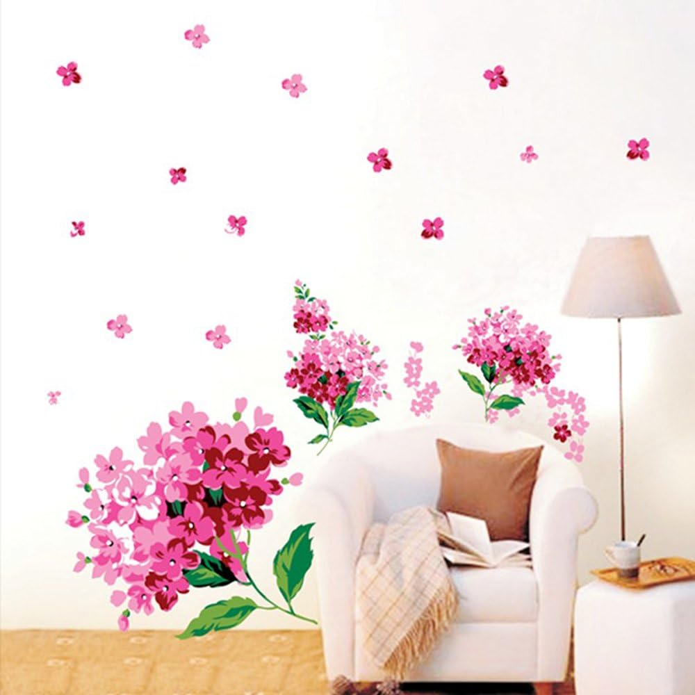 Romantic Flowers Butterflies Trees Wall Stickers Cartoon Animals Removable Wall Decals Home Decor PVC Art Mural Baby Boys Girls  size 50x70 dm570062