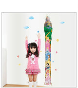 Height Measure Growth Chart Fairy Tell Princess Kids Self Adhesive Home Décor Wall Sticker (50 CM X 70 CM)