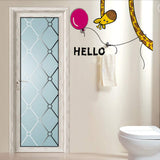 Artibetter Cartoon Giraffe Sticker Removable Wall Decals for Refrigerator Door Cupboard Bedroom size 30x60 xh3214
