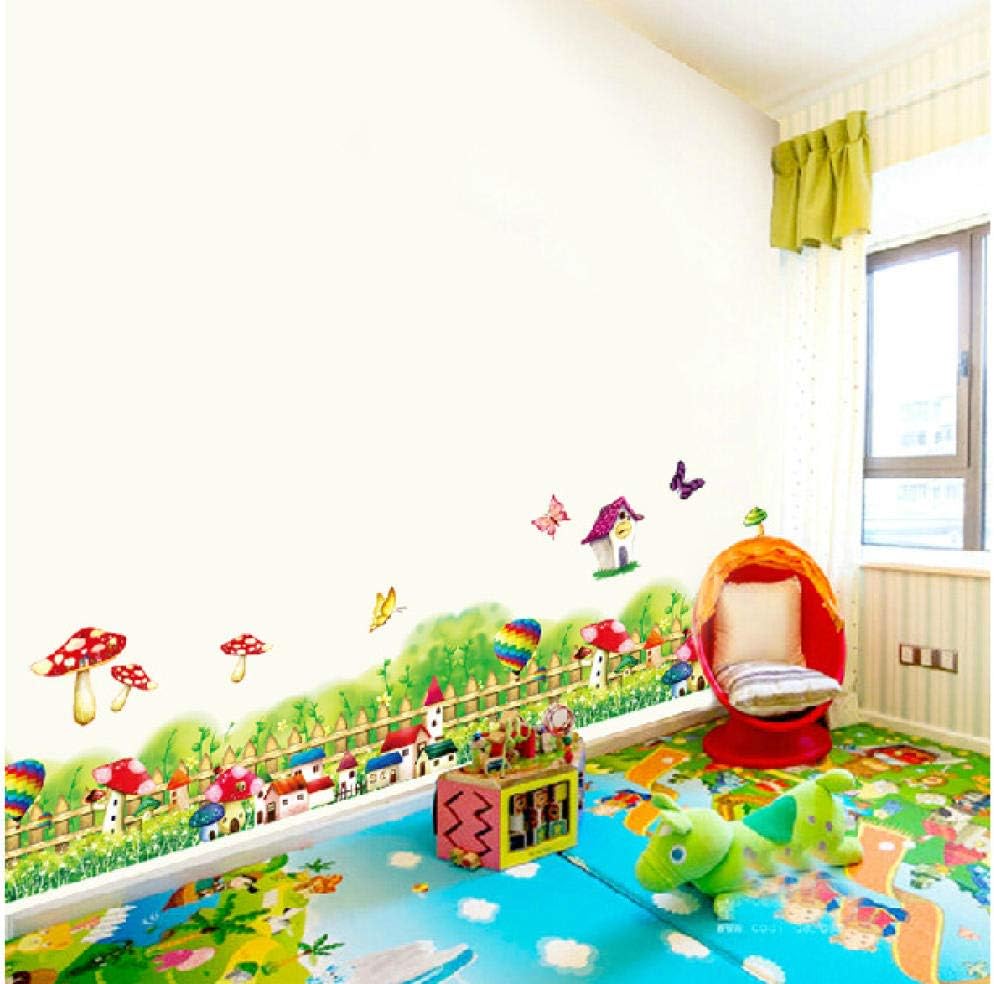 JIAPAI Mushroom Wall Stickers for Kids Baby Room size 50x70 ay7255