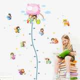 ELECTROPRIME Boy Girl Growth Height Measure Chart Print Wall Sticker DIY Wallpaper size 50x 70 ay7100