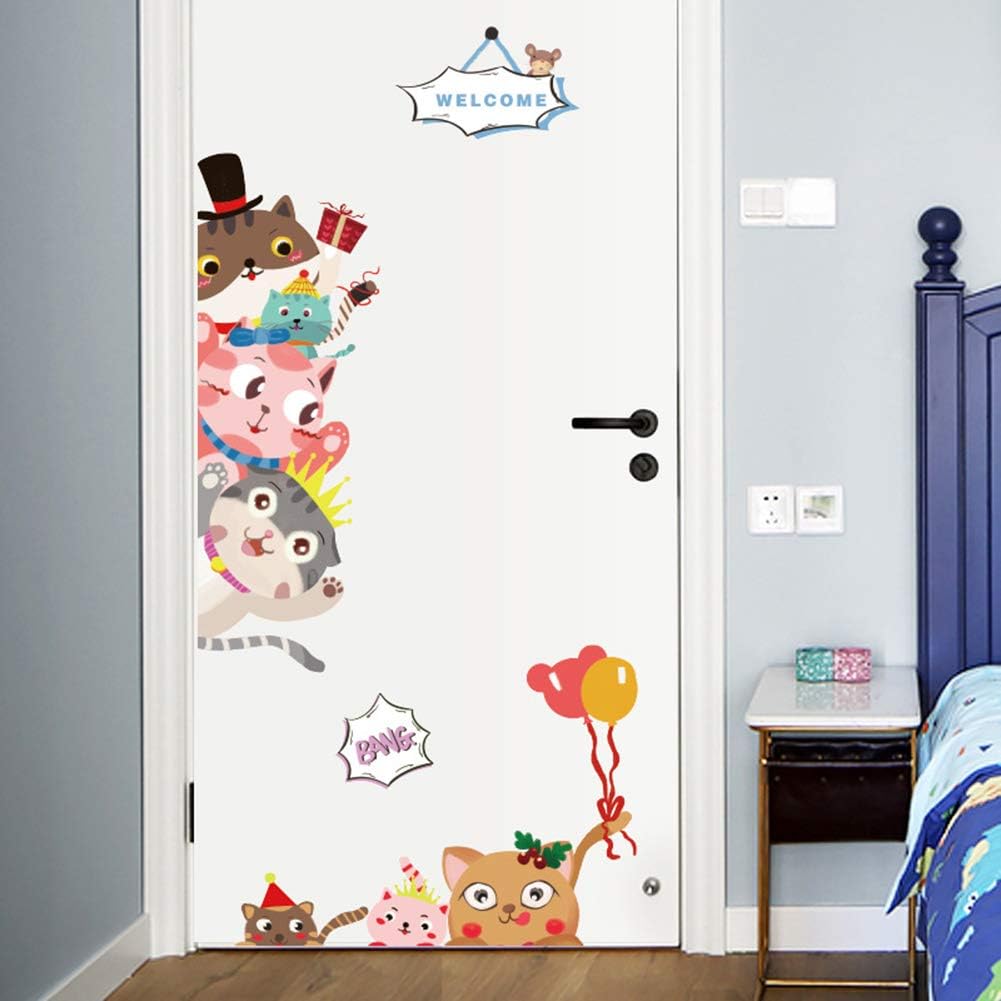 Wallsticker Welcome Cat size 60x90 sk9355  Stiker kids Sticker