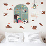 Sk9217 Best Creative Wall Stickers DIY Height Decals Murals Wallpaper Environmentally Removable Wall Art