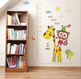 GE Hot Wall Decal Jungle Friends Monkey Giraffe Height Chart Sticker