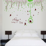 Super Grass Ring Feiyan Waist Flower Vine Wall Stickers