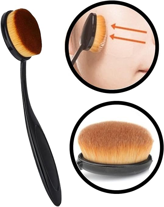 Pack Of 2 - Oval Makeup Brush And Beauty Blender Puff