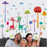 Wall Art Sticker, Wall Art Sticker, Children's Room, Nursery, Classroom Background, Wall Decoration, Children's Sticker, Removable Wall Sticker, size 50x70 xh1455c