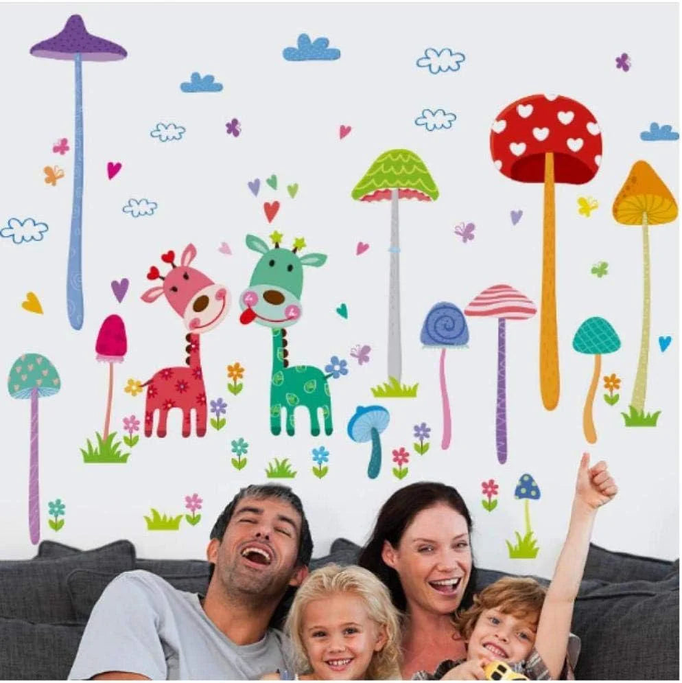 Wall Art Sticker, Wall Art Sticker, Children's Room, Nursery, Classroom Background, Wall Decoration, Children's Sticker, Removable Wall Sticker, size 50x70 xh1455c