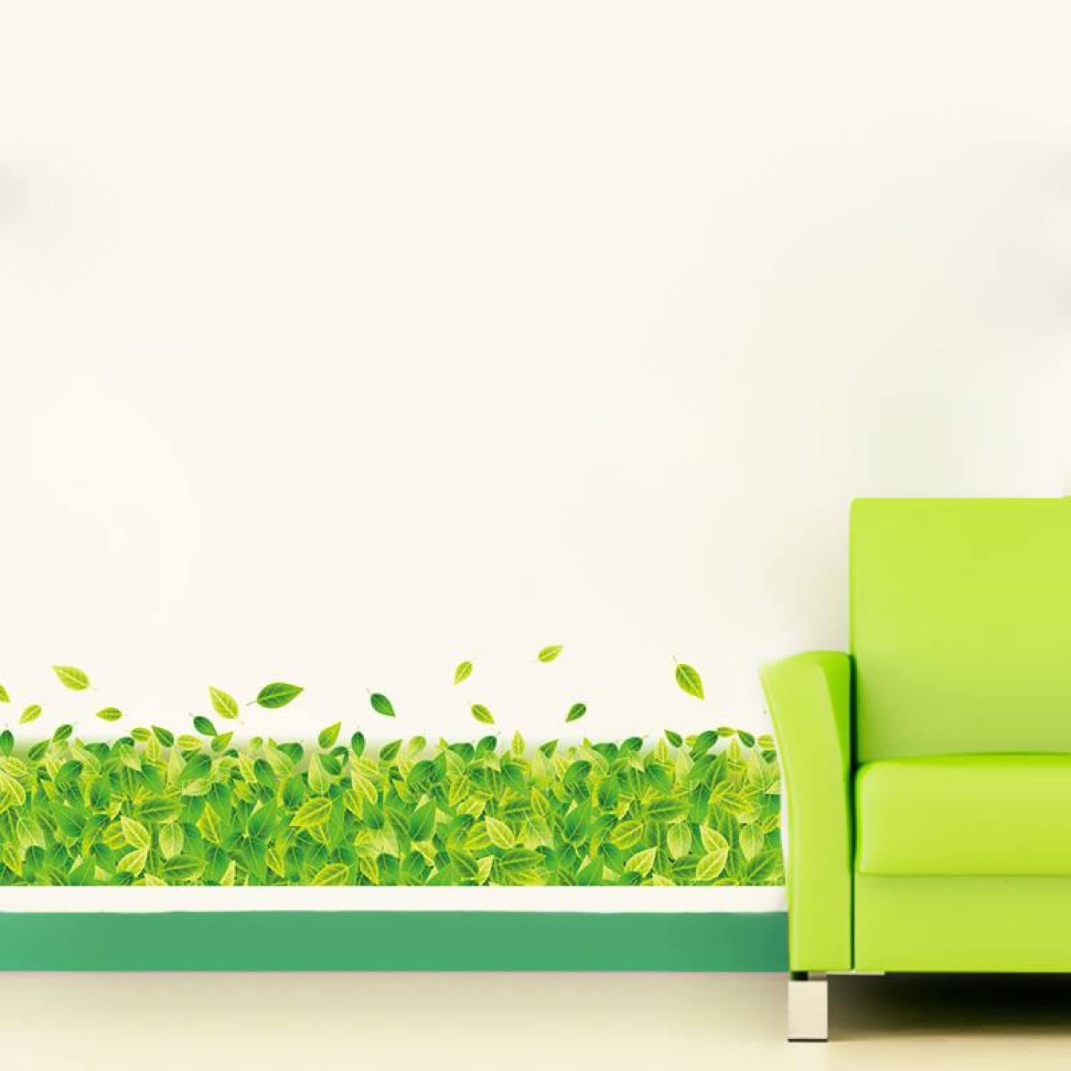 JAAMSO ROYALS Green Grass Design Vinyl Self Adhesive Home Décor Wall Sticker SIZE (50 CM X 70 JAAMSO ROYALS Green Grass Design Vinyl Self Adhesive Home Décor Wall Sticker (50 CM X 70 )  SK7015