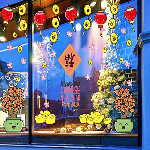 CHUI-CC Home Decoration Wall Sticker New Year Weather Decoration Painting, 