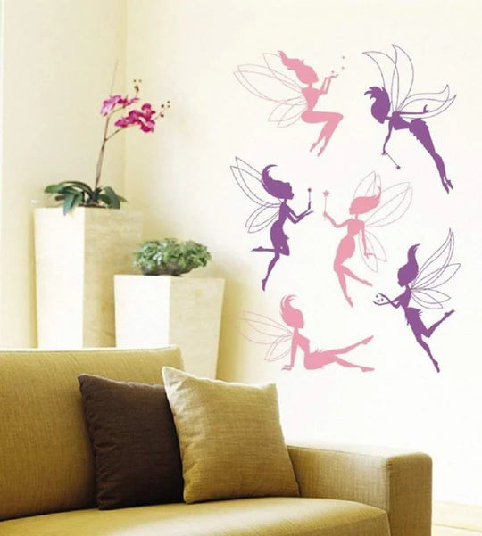 Deluxe Fairy Wall Stickers Removable and Repositionable Girls / Kids Bedroom from Wall Stickers Warehouse size 50x70  Cm  Ncs 005