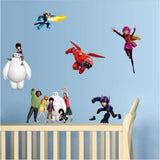One Big Hero 6 Wall Sticker Cartoon Character Removable size 30x90 nc1436
