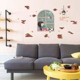 Sk9217 Best Creative Wall Stickers DIY Height Decals Murals Wallpaper Environmentally Removable Wall Art