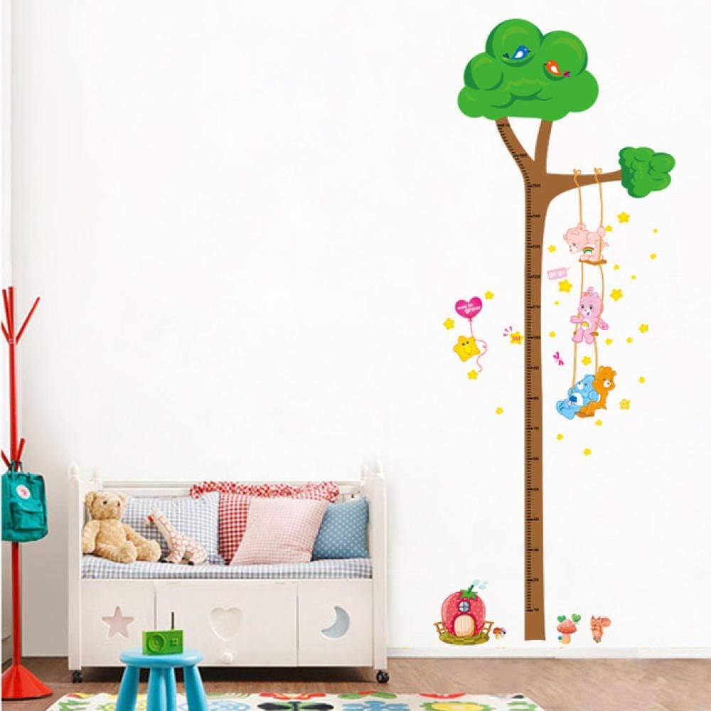 Stickers Muraux Auto-Adhésifs Autocollants Pour Hauteur De Chambre D'Enfants Dessin Animé Girafe Hauteur Pieds École Maternelle Décoration Stickers Muraux-Plinthe De Poussin Mignon_Extra Large size 60x90 ay904