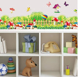 JIAPAI Mushroom Wall Stickers for Kids Baby Room size 50x70 ay7255
