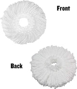 (PACK OF 3)Spin Mop Refill - Extra Head, Additional Microfiber Mop Round Shape Mop Heads