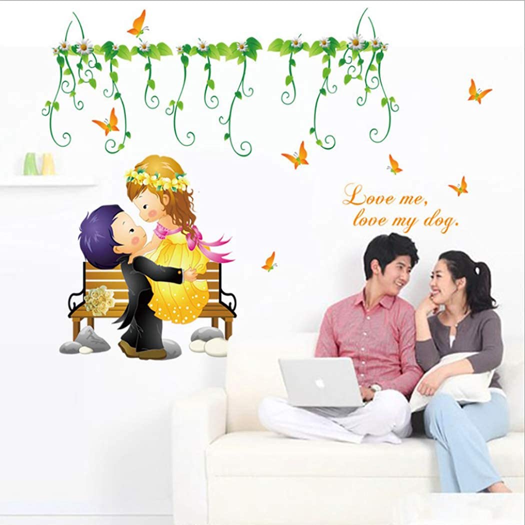 Imported Wall Sticker Wedding Decorative Decal Wall Decoration Home Decor Sticker size 50x60 sk7001