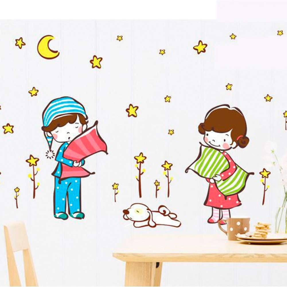 Ay7040 Sleeping Child Cartoon Wall Sticker Cartoon Home Decor Children&#39;s House Decor Decals Remove PVC Wall Stickers   Sleeping Child Cartoon Wall Sticker Cartoon Home Decor Children's House Decor Decals Remove PVC Wall Stickers