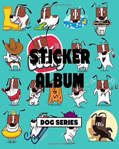 Sticker Album Dog Series: Blank Sticker Book Sticker size 50x70 xh6228