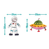 Stickerscape Outer Space Wall Sticker Pack | Perfect for a Creating a Space Themed Bedroom | Space Wall Stickers | Easy to Apply, Cleanly Removable xp8026 Size: 30x25
