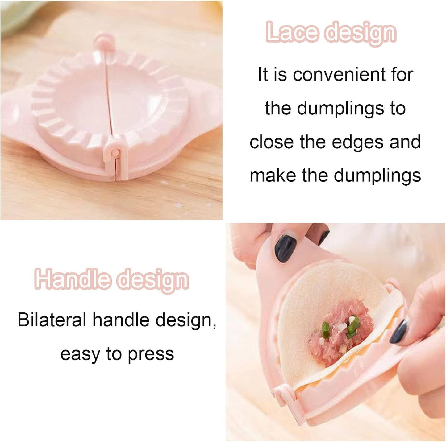 Samosa Maker &amp; Dumpling Shaper – Dough Press Mold for Samosas, Dumplings, Gujiyas, and Stuffed Pastries | Easy-to-Use Kitchen Tool | Random Color
