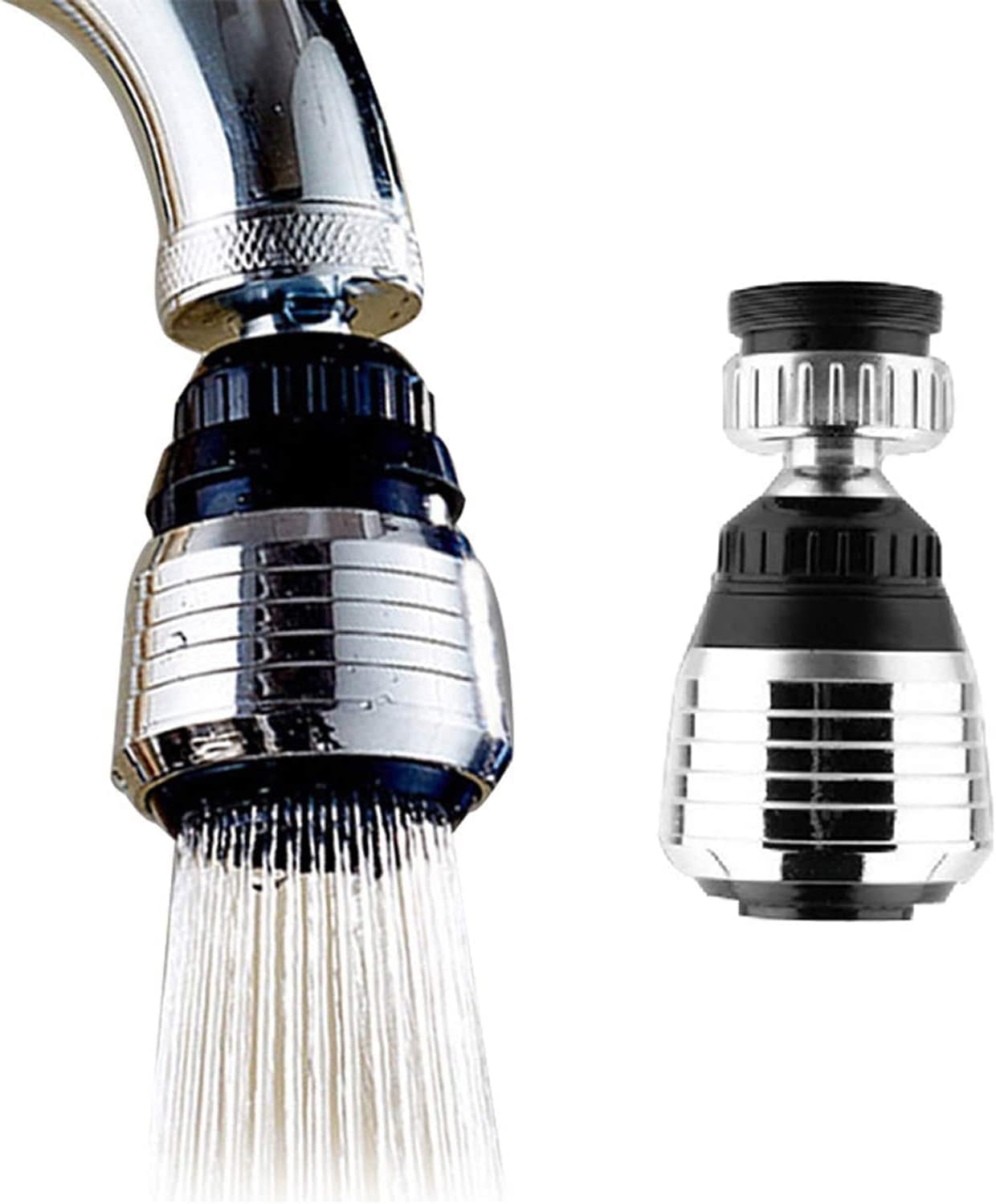 Multifunctional 360° water Faucet  Kitchen Sink Faucet Sprayer Water Saving Aerator 360 Degrees Rotatable