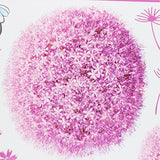 BIG BOOM® Flower Dandelion Butterfly DIY Removable Wall Sticker Decal Wallpaper