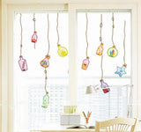 Decals Design 'Beautiful Wall Drift Bottles' Sticker (PVC Vinyl size 45 cm x 60 cm) ay919