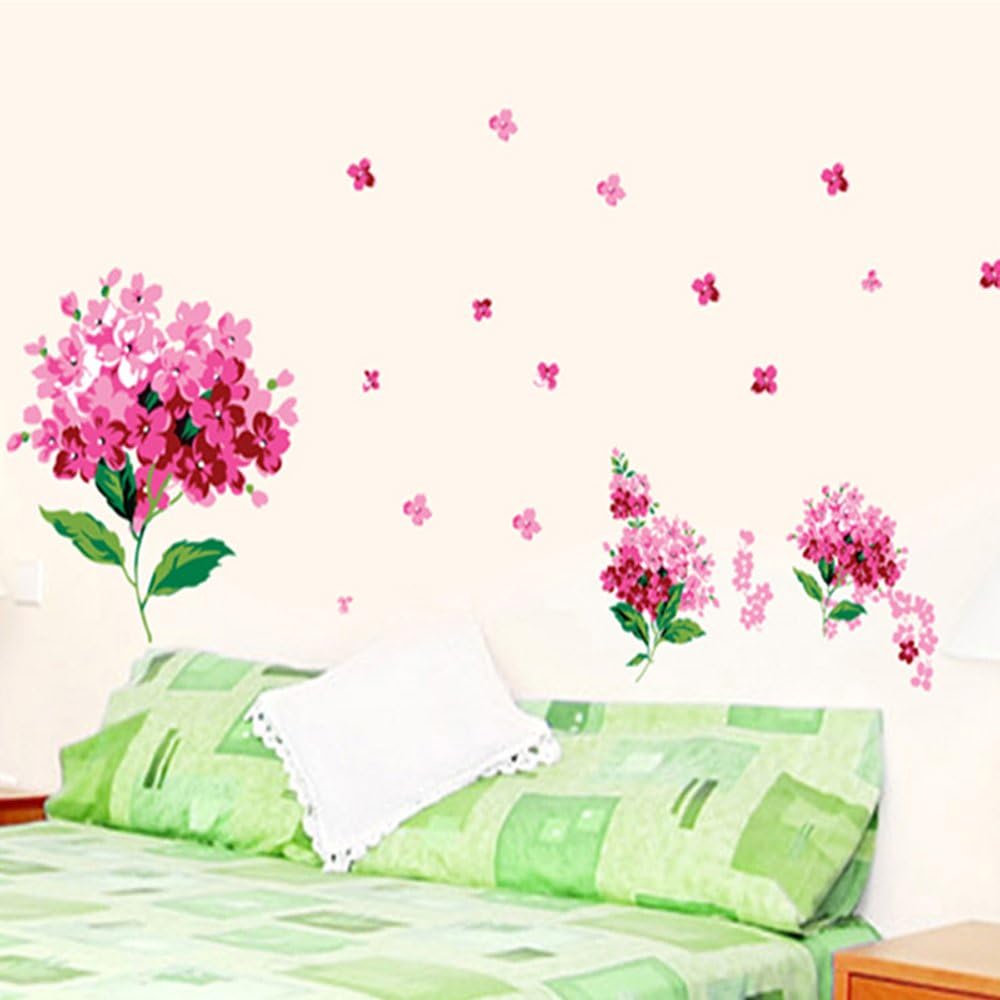 Romantic Flowers Butterflies Trees Wall Stickers Cartoon Animals Removable Wall Decals Home Decor PVC Art Mural Baby Boys Girls  size 50x70 dm570062